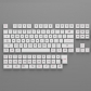 Brief White 104+33 Cherry Profile Keycap Set Cherry MX PBT Dye-subbed for Mechanical Gaming Keyboard